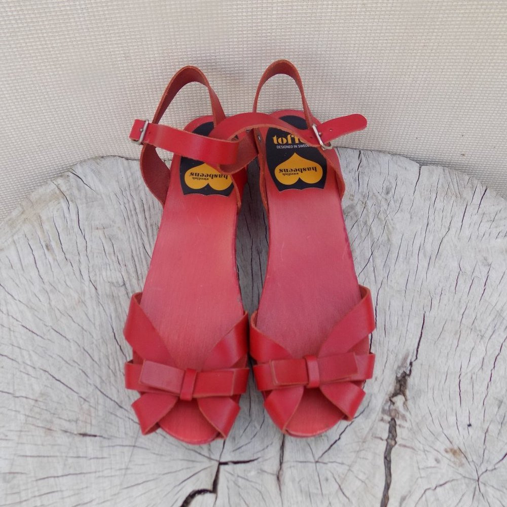 SWEDISH HASBEENS  TOFFEL CLOGS